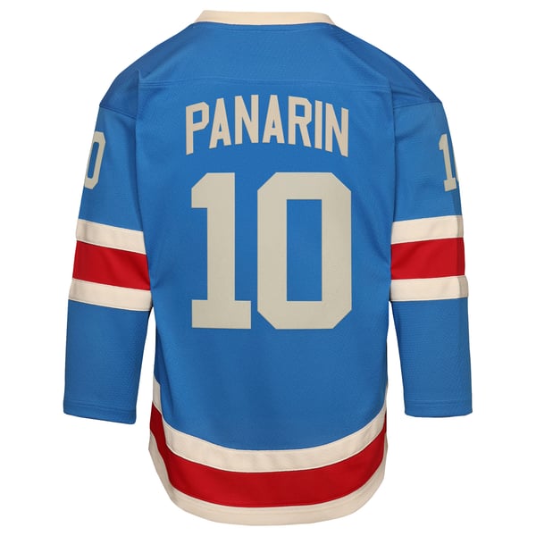Youth New York Rangers Artemi Panarin Blue Centennial Replica Jersey - Image 4