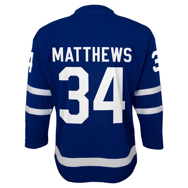 Youth Toronto Maple Leafs Auston Matthews Blue Home Replica Player Jersey - Image 4
