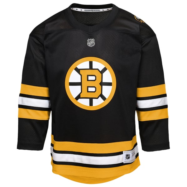 Youth Boston Bruins  Black Home Custom Replica Jersey