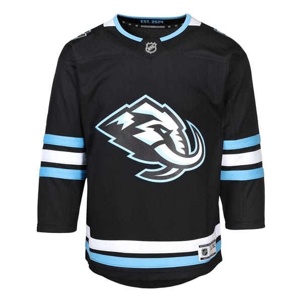 Youth Utah Mammoth Black Home Premier Jersey - Image 3