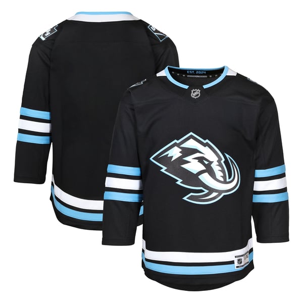 Youth Utah Mammoth Black Home Premier Jersey - Image 1