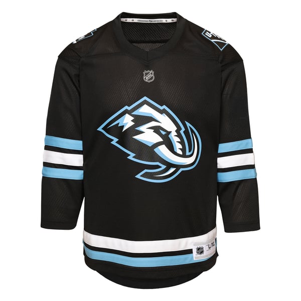 Youth Utah Mammoth Black Home Replica Jersey - Image 3