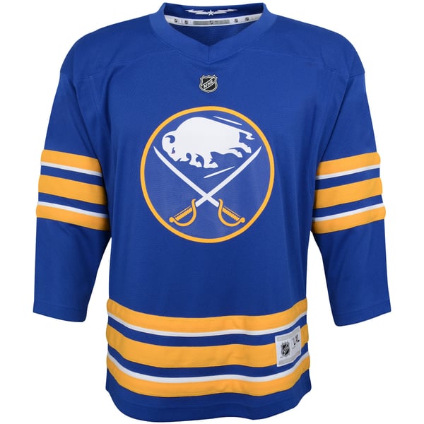 Youth Buffalo Sabres Blue Home Replica Custom Jersey - Image 3
