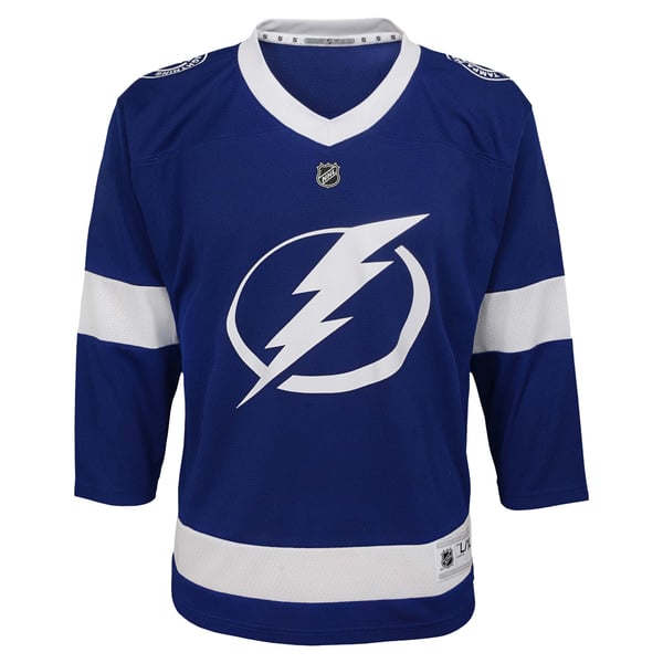 Youth Tampa Bay Lightning Blue Replica Jersey - Image 3