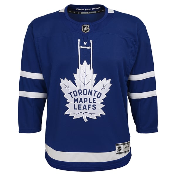Youth Toronto Maple Leafs Blue Home Premier Jersey - Image 3