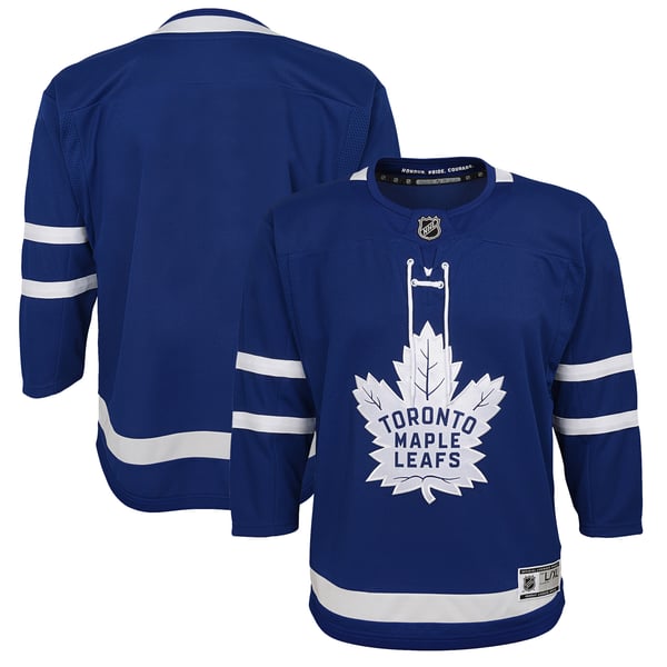 Youth Toronto Maple Leafs Blue Home Premier Jersey - Image 1