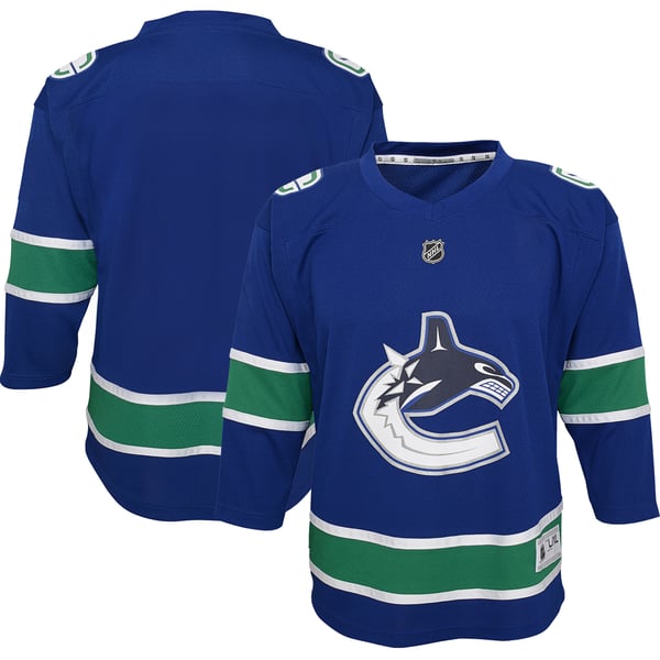 Youth Vancouver Canucks Blue Replica Jersey - Image 2