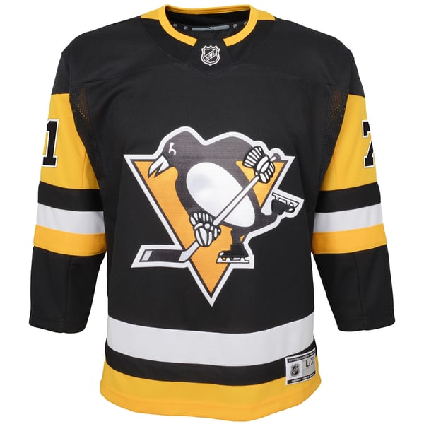Youth Pittsburgh Penguins Evgeni Malkin Black Home Premier Player Jersey - Image 3