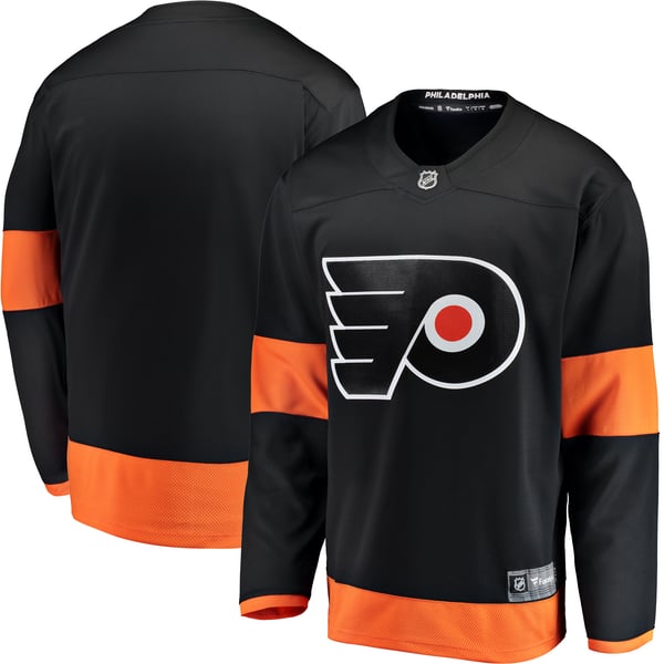 Youth Philadelphia Flyers Fanatics Black Alternate Breakaway Jersey - Image 2