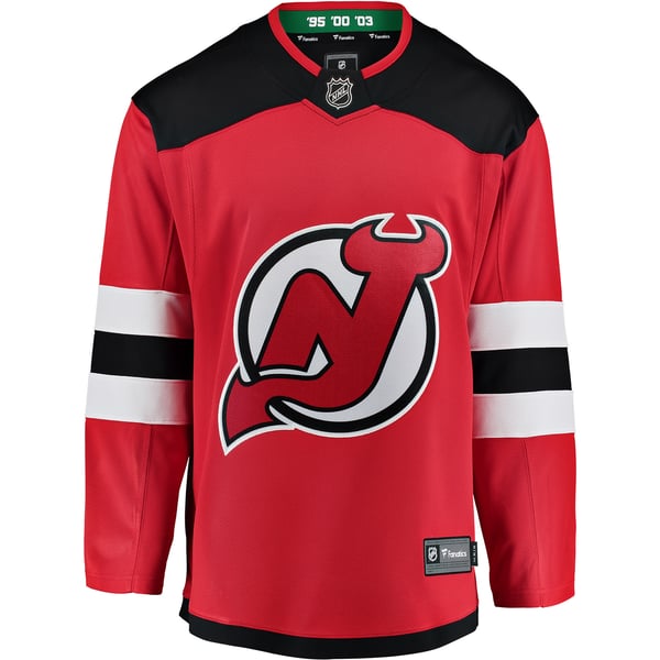 Youth New Jersey Devils Fanatics Red Breakaway Home Jersey - Image 3