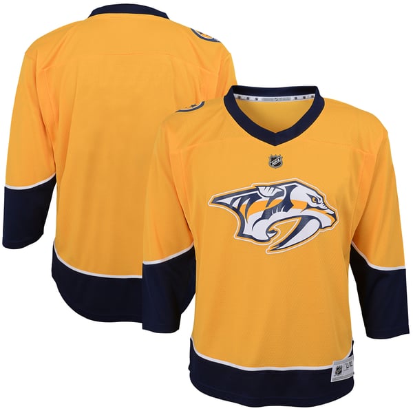 Youth Nashville Predators  Gold Home Replica Jersey - Image 2