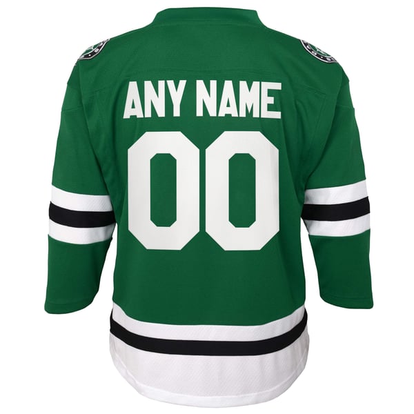 Youth Dallas Stars Green Home Replica Custom Jersey - Image 4