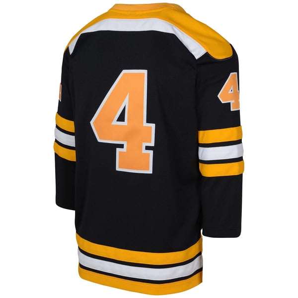 Youth Boston Bruins Bobby Orr Mitchell & Ness Black   Power Play Player Jersey
