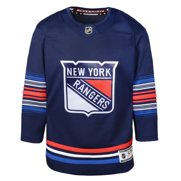 Youth New York Rangers Navy Alternate Premier Jersey - Image 3