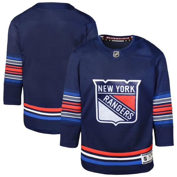 Youth New York Rangers Navy Alternate Premier Jersey - Image 1