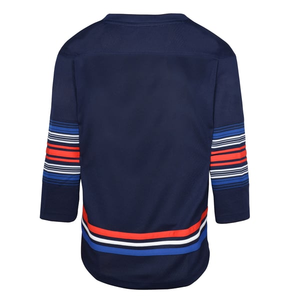 Youth New York Rangers  Navy Alternate Replica Jersey - Image 4