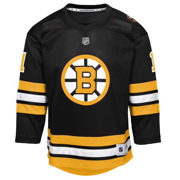 Youth Boston Bruins Jeremy Swayman Outerstuff Black Home Replica Jersey