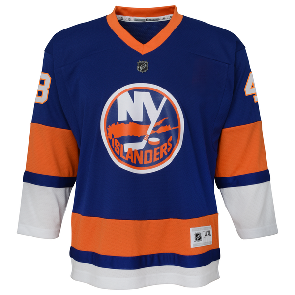 Youth New York Islanders Matthew Schaefer Outerstuff Blue  Home ReplicaPlayer Jersey - Image 3