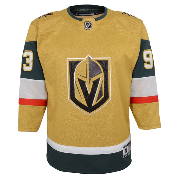 Youth Vegas Golden Knights Mitch Marner Outerstuff Gold Premier Player Jersey - Image 3