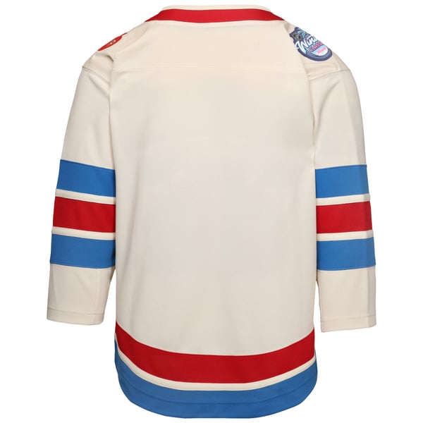 Youth New York Rangers Outerstuff White 2026 NHL Winter Classic Premier Jersey - Image 4