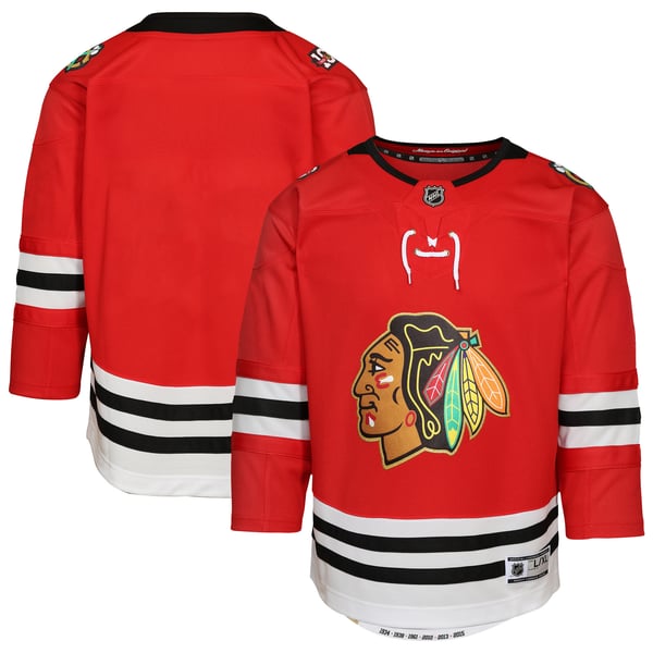 Youth Chicago Blackhawks Red Centennial Premier Jersey - Image 1