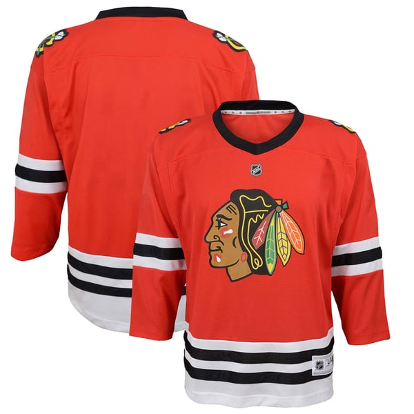 Youth Chicago Blackhawks Red Replica Jersey - Image 1