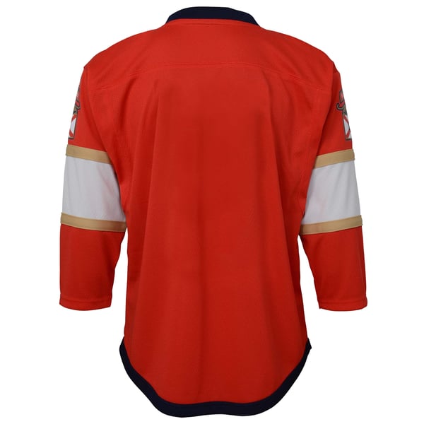 Youth Florida Panthers Red Home Replica Blank Jersey - Image 4