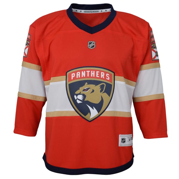Youth Florida Panthers Red Home Replica Custom Jersey - Image 3