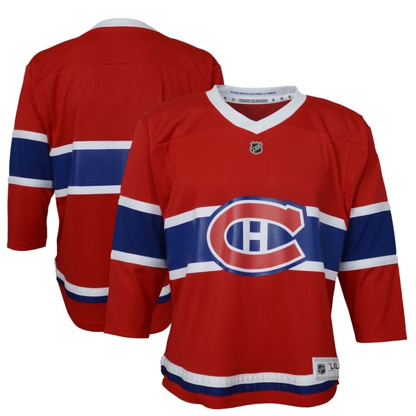 Youth Montreal Canadiens Red Replica Jersey - Image 3