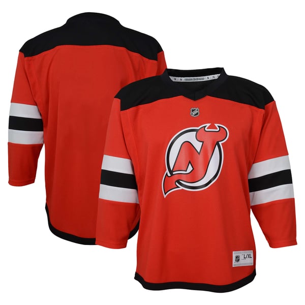 Youth New Jersey Devils Red Replica Jersey - Image 2