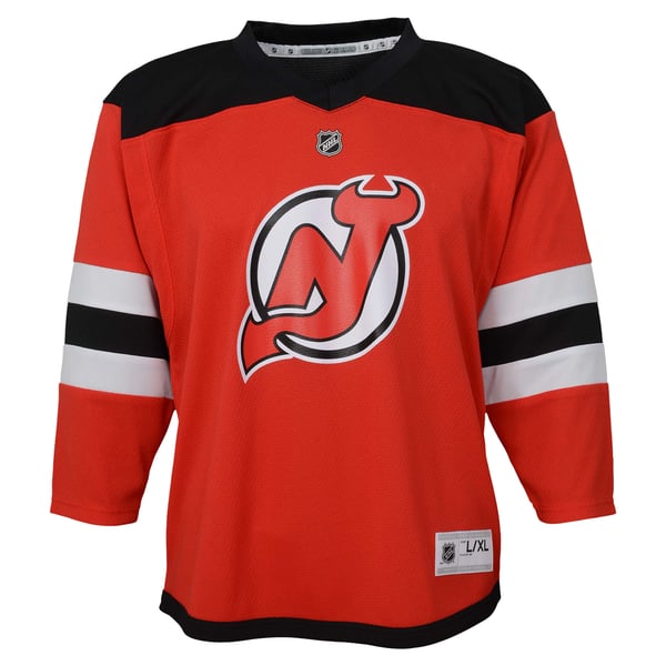 Youth New Jersey Devils Red Replica Jersey - Image 3