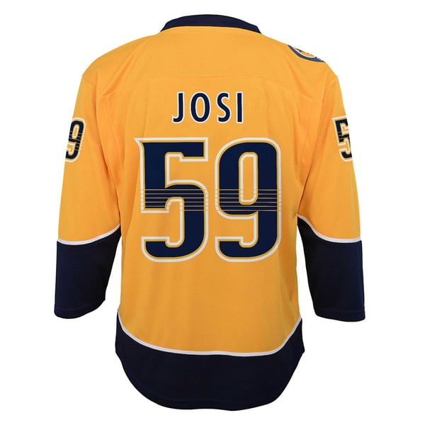 Youth Nashville Predators Roman Josi Gold  Home Replica Player Jersey - Image 4