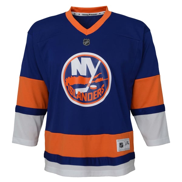 Youth New York Islanders  Royal Home Replica Custom Jersey - Image 3