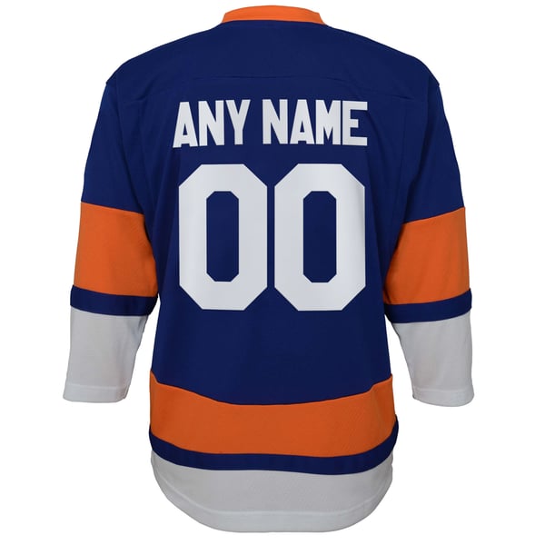 Youth New York Islanders  Royal Home Replica Custom Jersey - Image 4