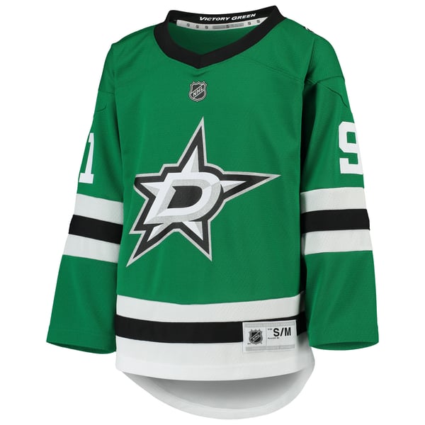 Youth Dallas Stars Tyler Seguin Kelly Green Home Replica Player Jersey - Image 3