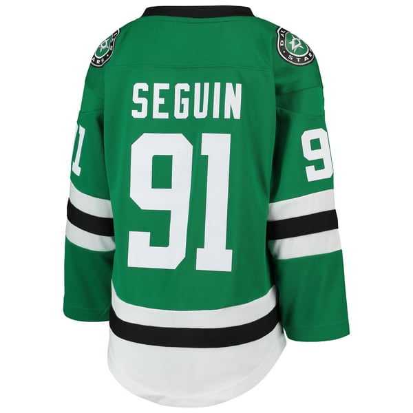 Youth Dallas Stars Tyler Seguin Kelly Green Home Replica Player Jersey - Image 4