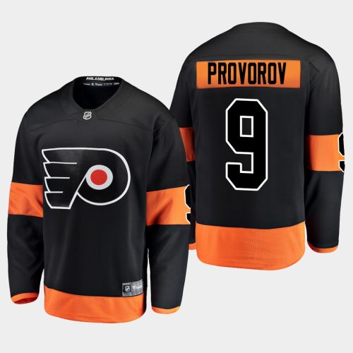 Youth Philadelphia Flyers Ivan Provorov #9 Alternate Uniform Breakaway Player Jersey - Black
